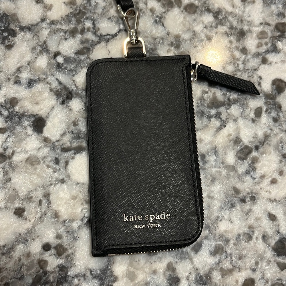 Black Kate Spade ID Holder